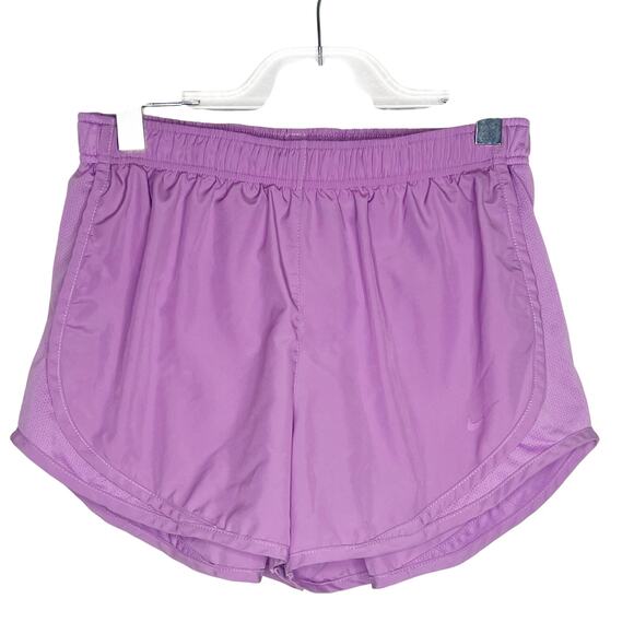 NIKE Dri-FIT Tempo Running Shorts Elastic Waist Lightweight Violet Womens Size M - Picture 9 of 9